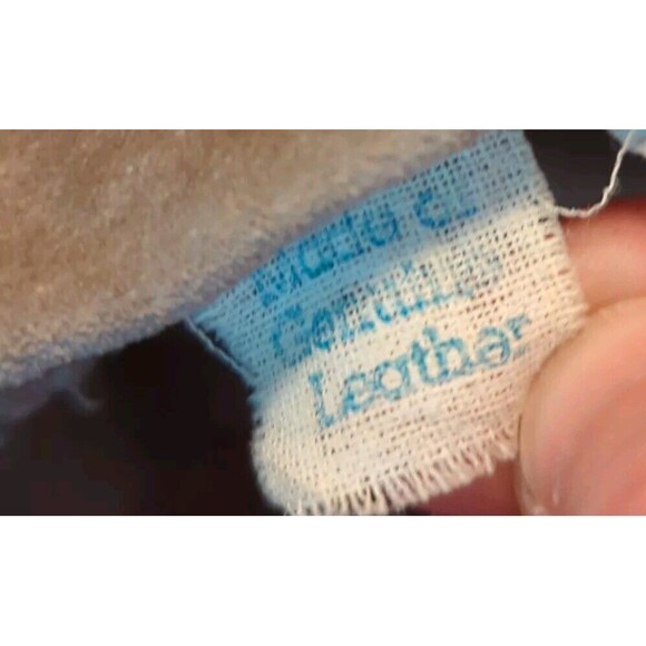 LL Bean Drivers Newsboy Hat Cap Large Brown Quality De Luxe Leather Vintage - Picture 9 of 12